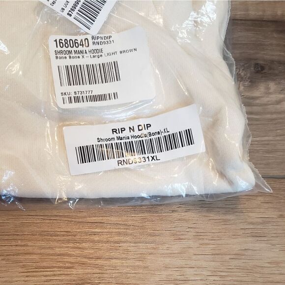 RIPNDIP Shroom Mania Graphic Pullover Hoodie Size Extra Large NWT - Picture 6 of 6